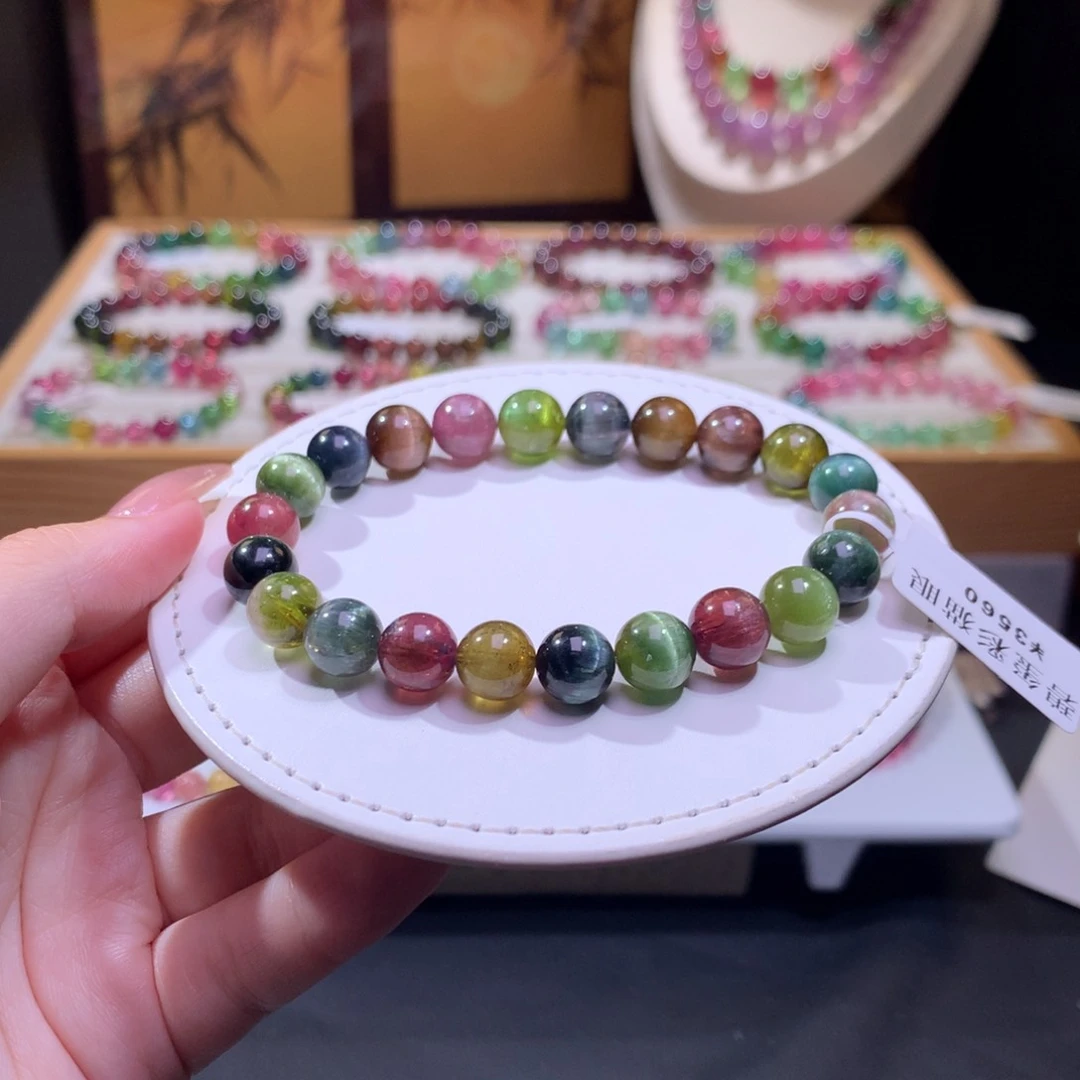 未镶嵌手链碧玺碧玺