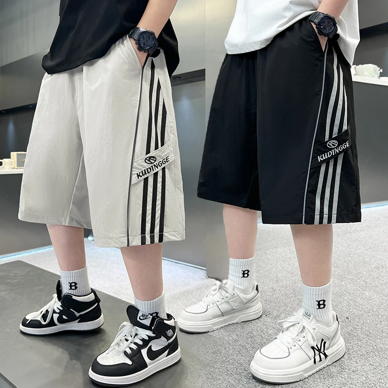 男童裤子夏装2025新款儿童夏款运动裤中大童男孩夏款休闲短裤潮酷
