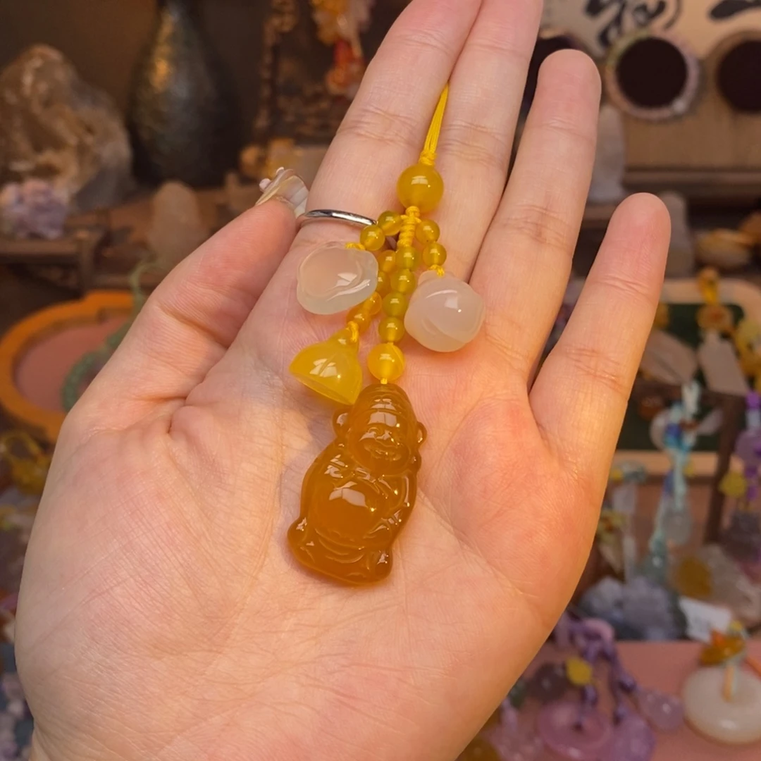 玛瑙/玉髓未镶嵌车挂