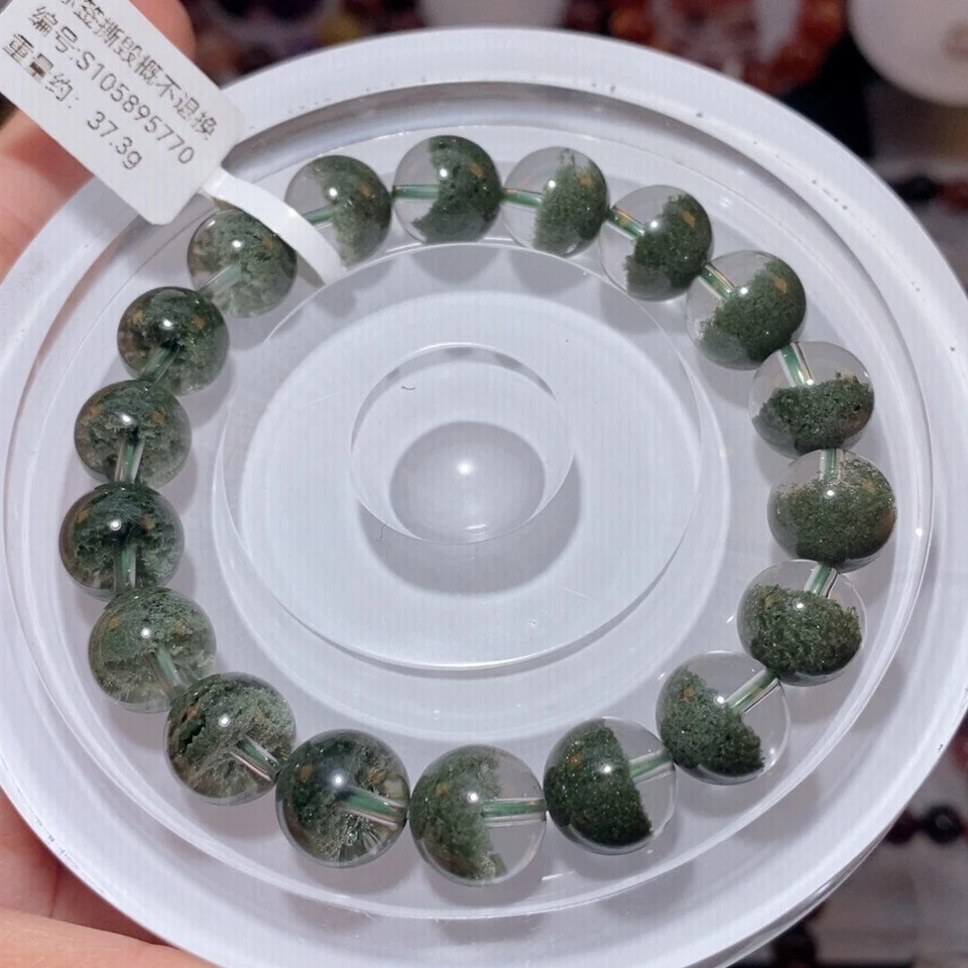 水晶手链未镶嵌F绿幽灵11.5