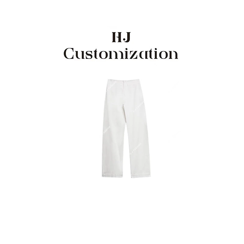 【H·J】“松弛漫旅”慵懒随性修饰腿形天丝亚麻香蕉裤201