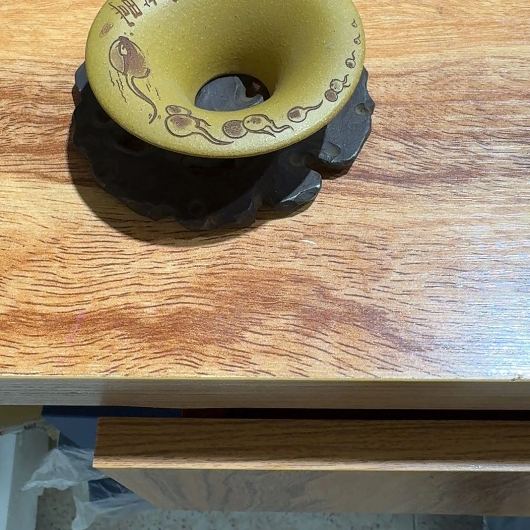 ʕ***)紫砂茶壶底座投茶器紫砂