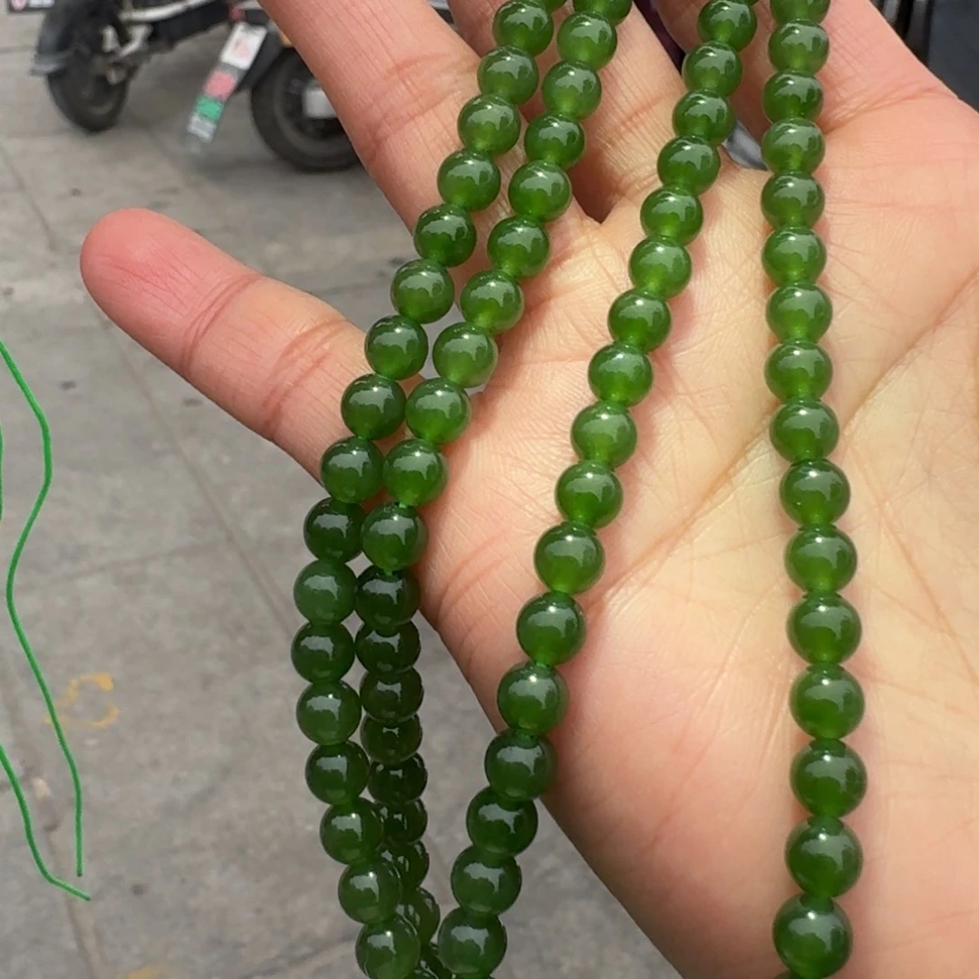 和田玉颈饰未镶嵌卡6碧玉豹哥多样性拍一发一