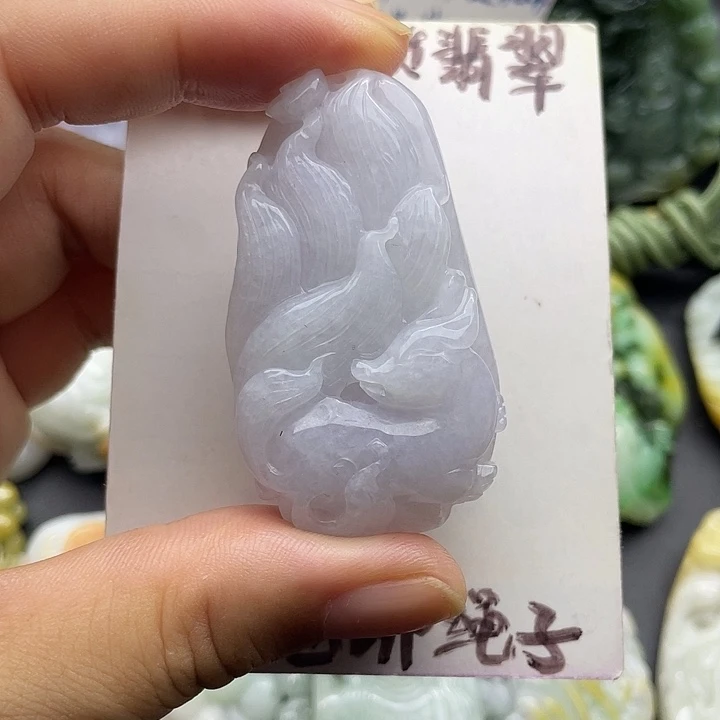 颈饰未镶嵌翡翠天然翡翠