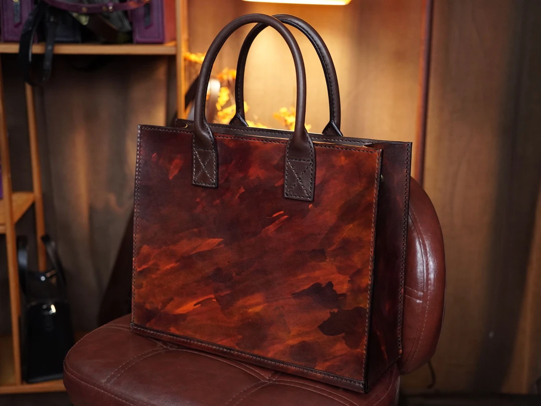 CW134植鞣纯手工手提单肩斜跨包