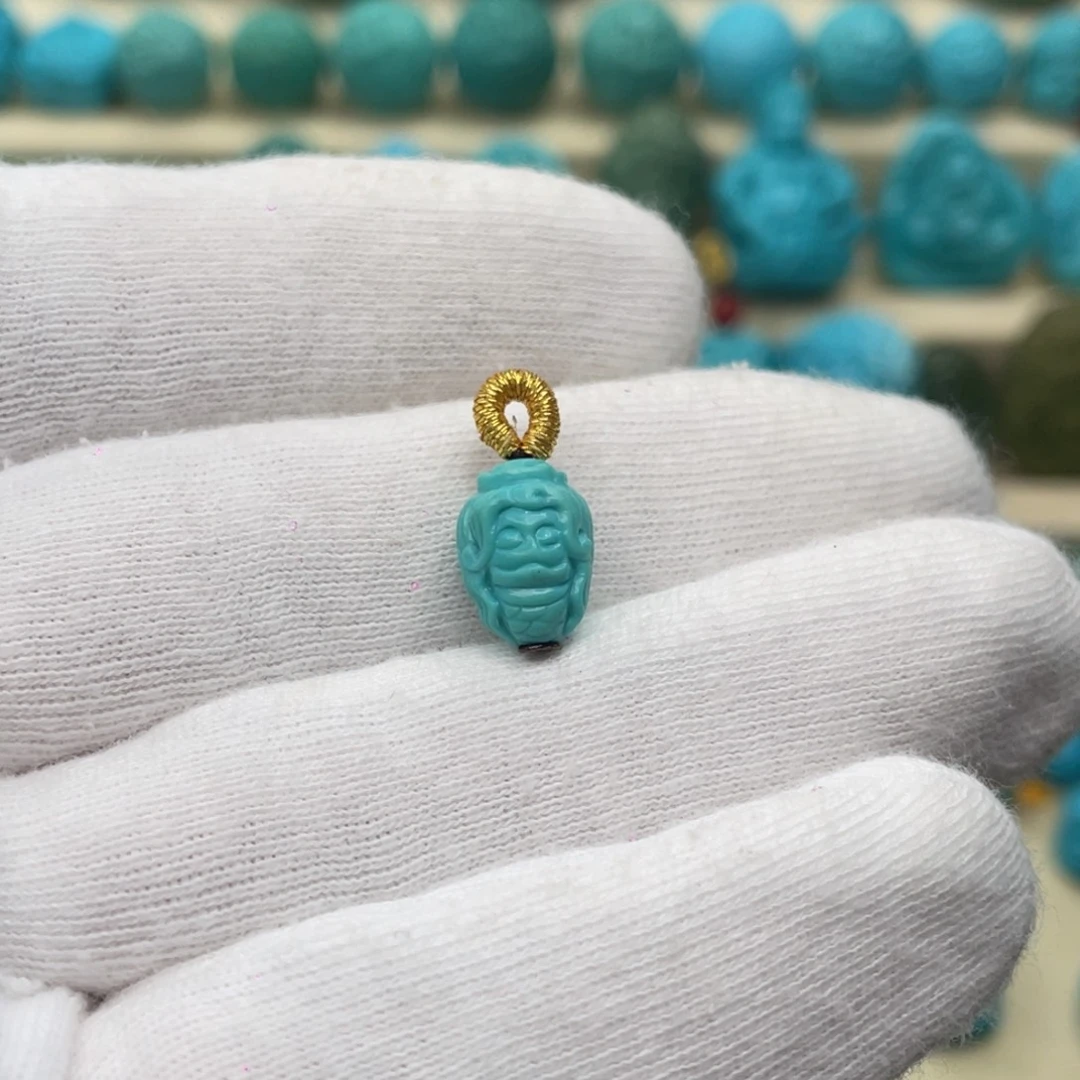 绿松石未镶嵌颈饰卡8-11-7