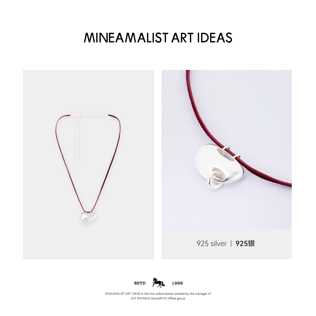 吊坠925银 【MAIx新年礼物】925纯银岁岁平安锁吊坠项链3217M