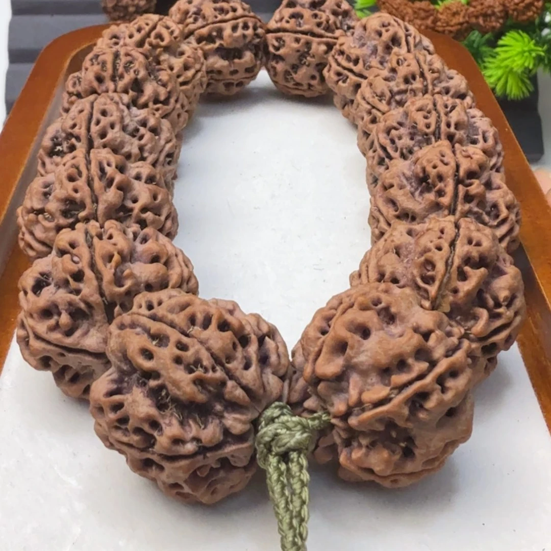 吊坠金刚菩提25➕粗筋大镂空蜂窝双龙超头定制