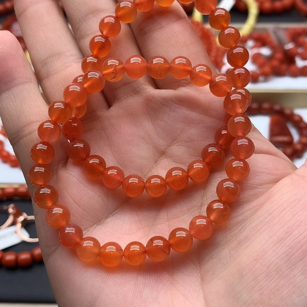 未镶嵌手链南红玛瑙