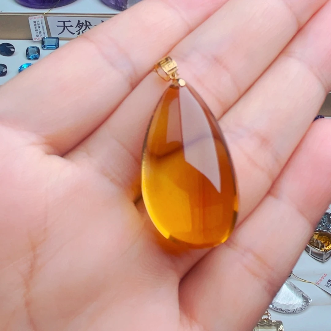 18K金镶嵌珠宝半成品水晶天然保真