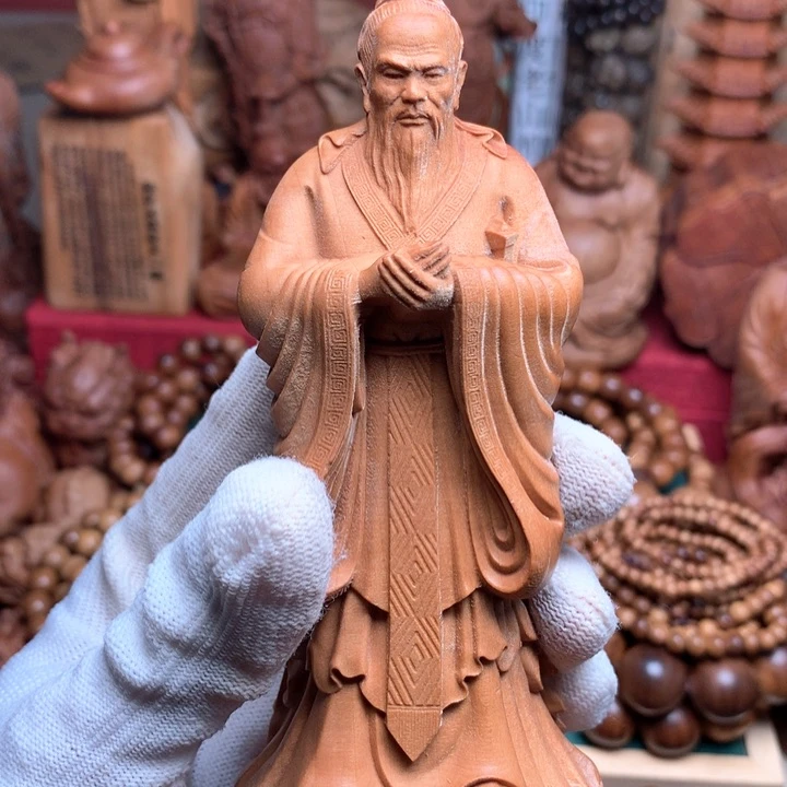 檀香木其他老山檀手把件吊坠瑕疵