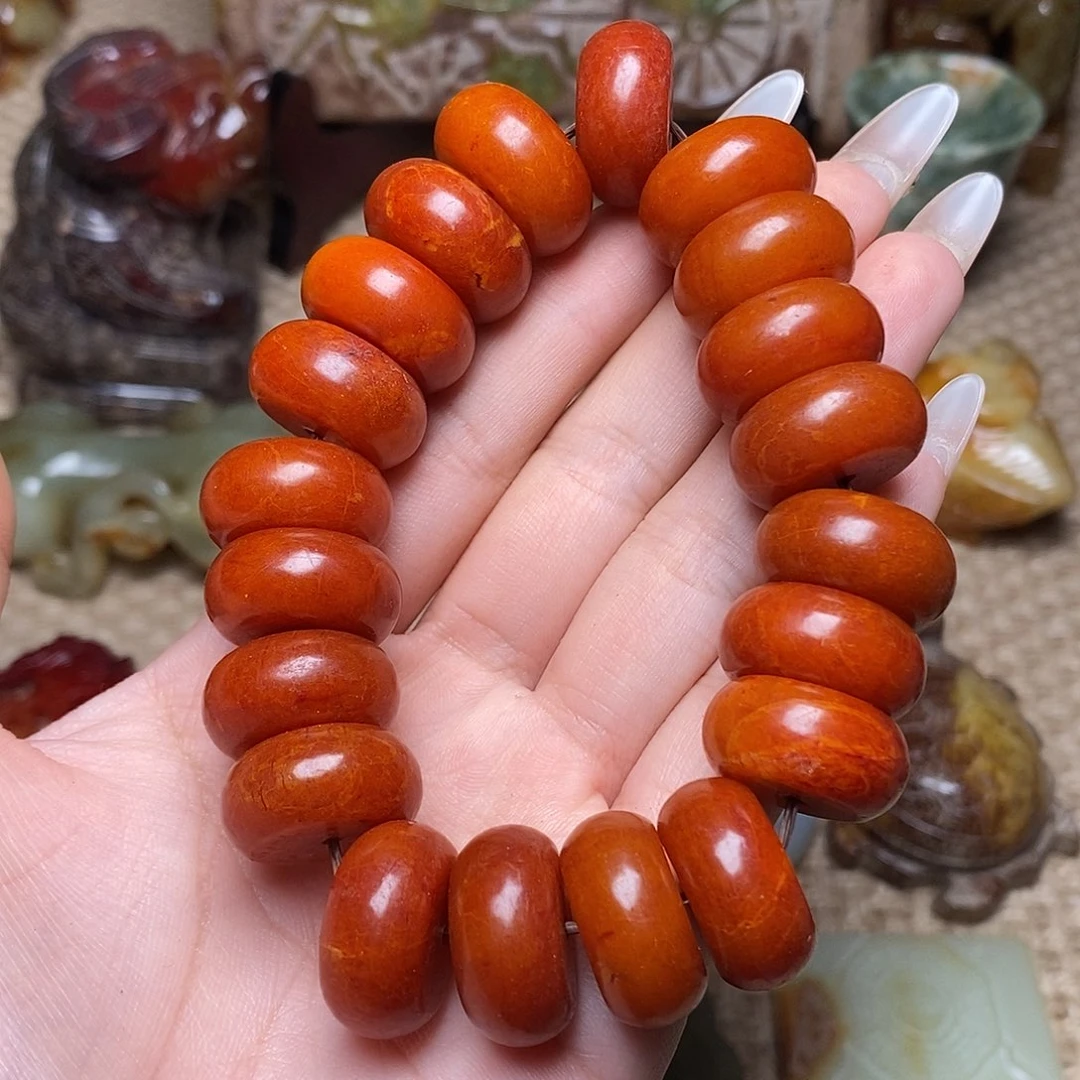 未镶嵌蛇纹石玉颈饰