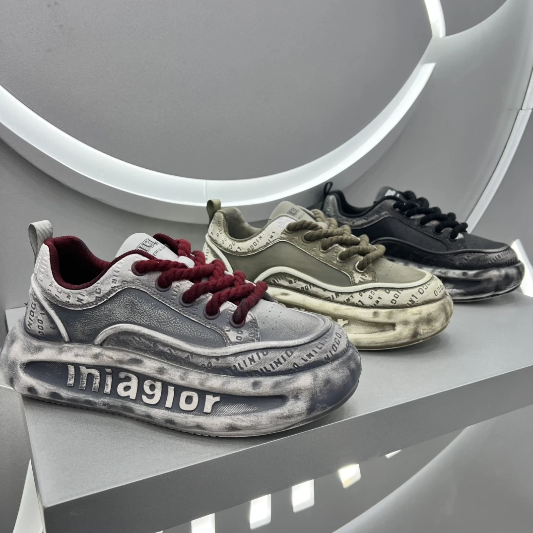 【536单鞋】2025新款超轻爆款老爹鞋男款39–44配码（福建制造）