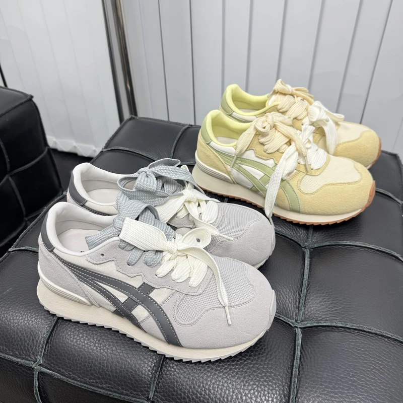 2025新款女鞋厚底德训鞋女百搭舒适休闲运动鞋跑步鞋