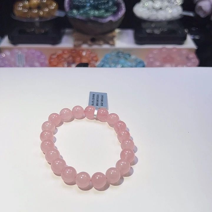 康***生水晶手串未镶嵌新品宠粉老矿马粉9.6mm