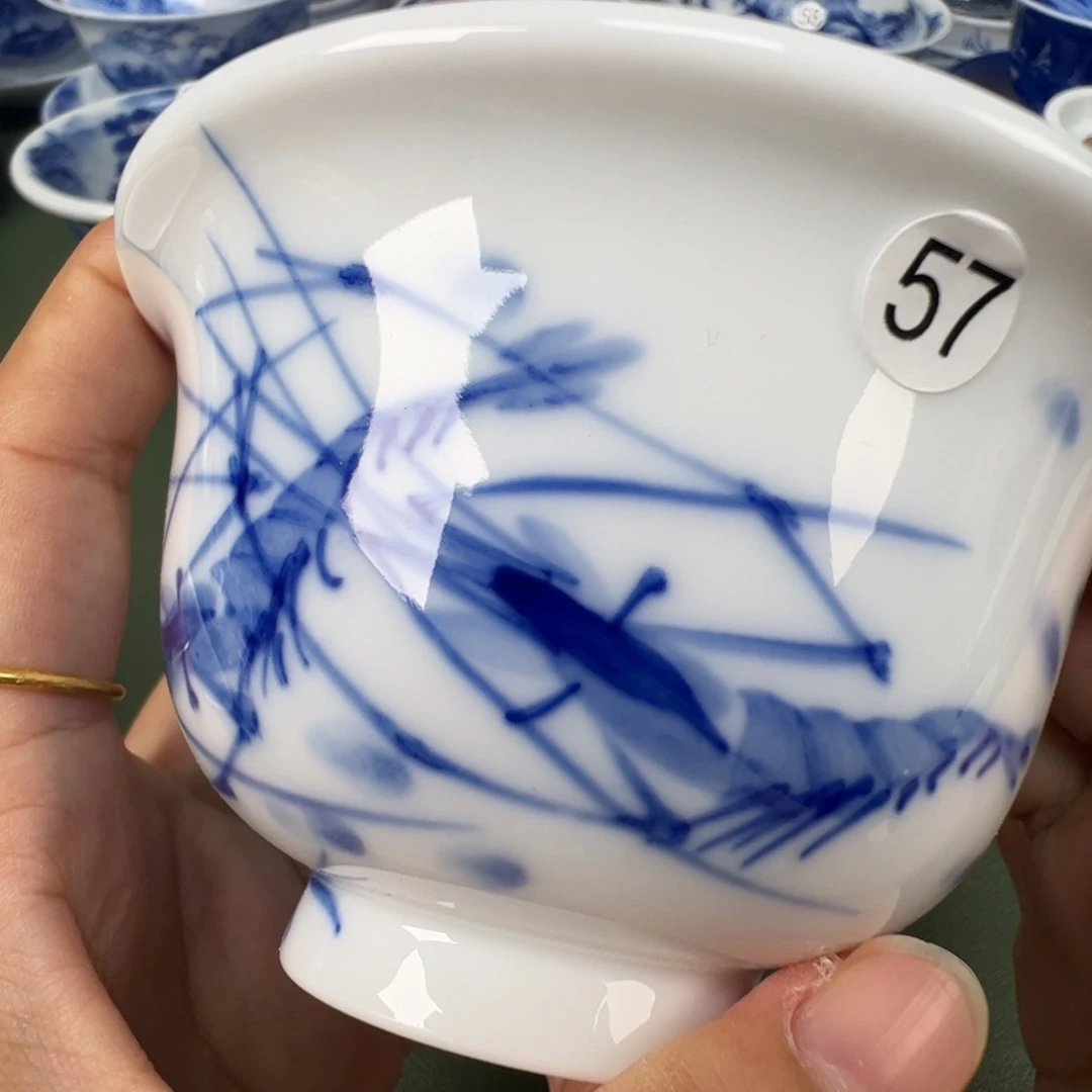 景德镇纯手工纯手绘茶具木木57