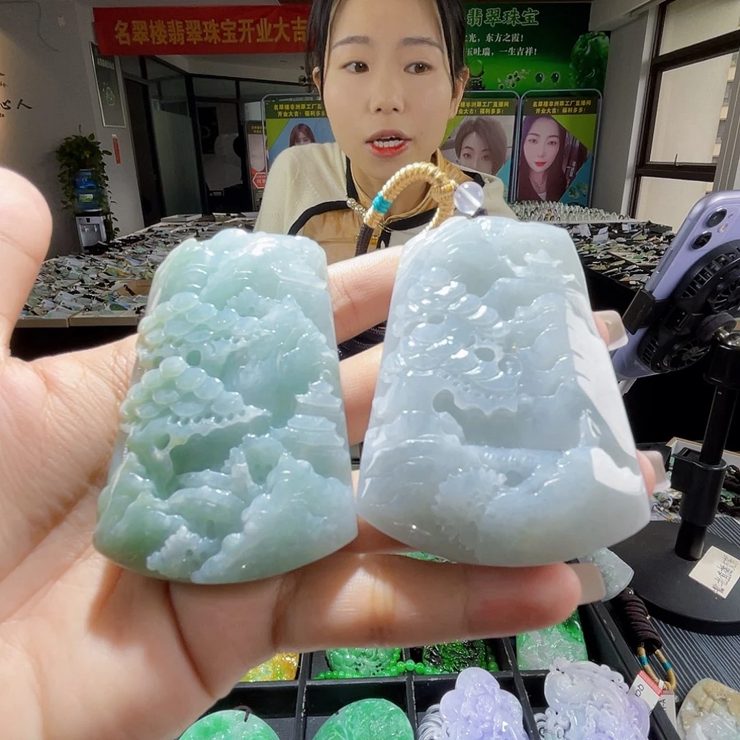颈饰未镶嵌翡翠多样性随机发货