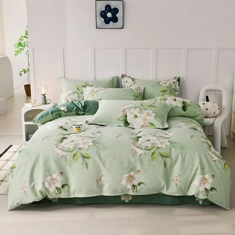 100%全棉印花单人三件套