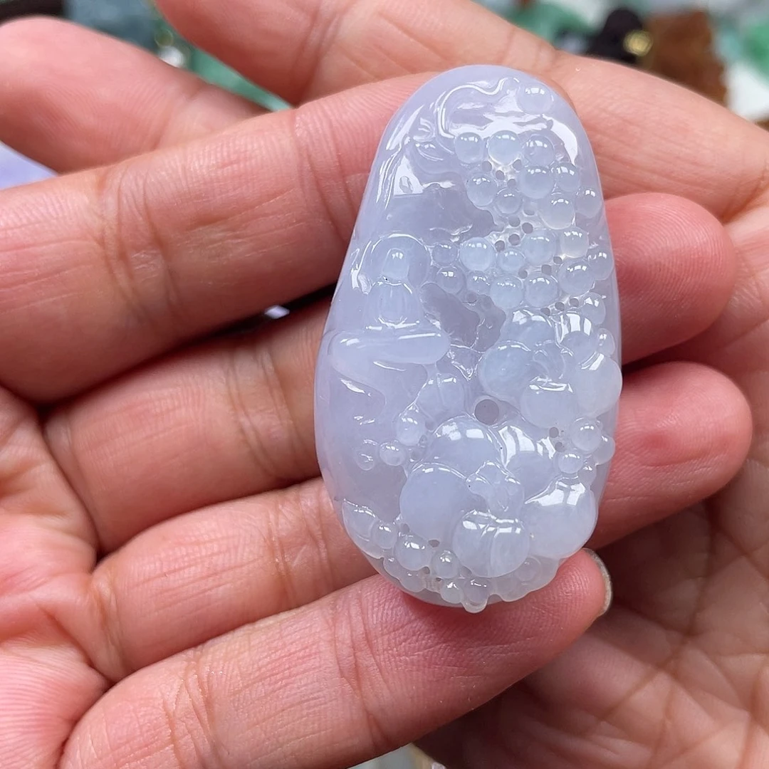颈饰未镶嵌翡翠翡玉缘翡翠