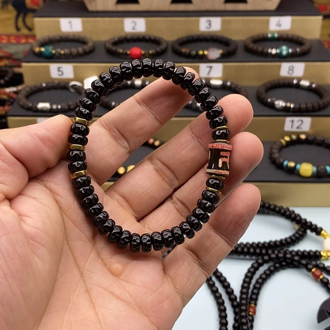 椰蒂手串雕刻药片搭配款8m