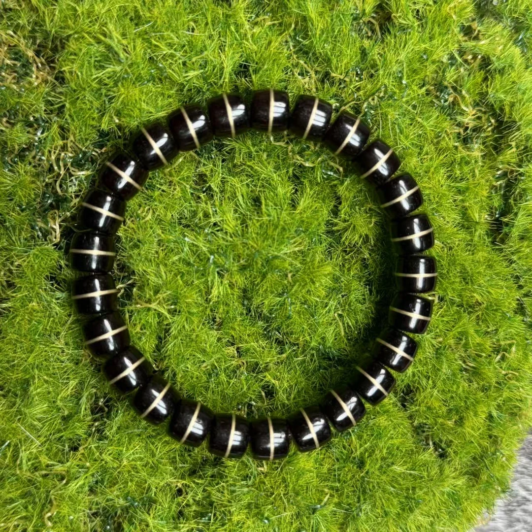 尺寸9mm左右金腰带黑金椰蒂单圈一条《小鱼文玩》J058