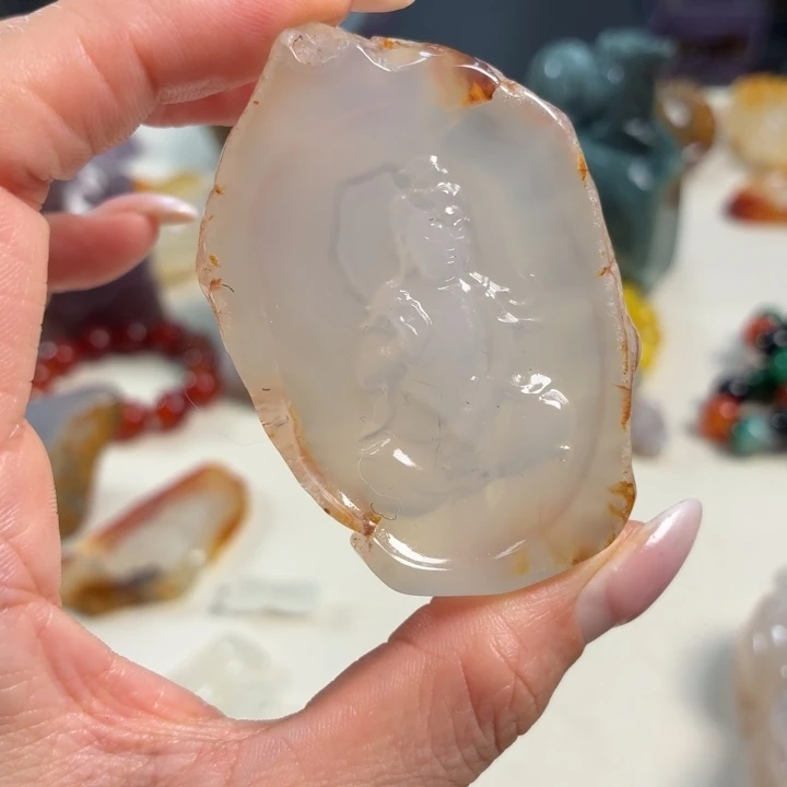 玛瑙/玉髓未镶嵌吊坠(不含链)