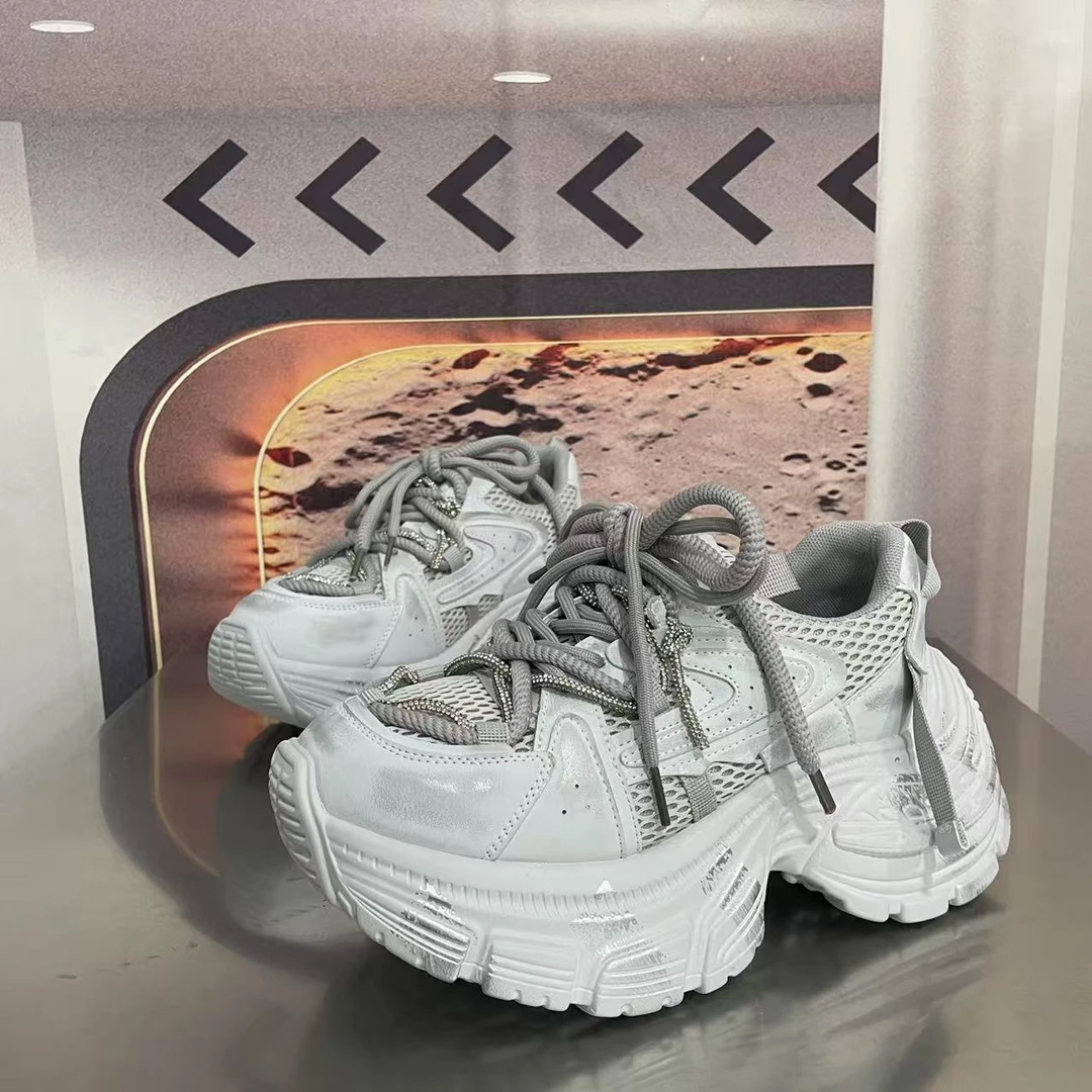 7887-1春夏新款2025爆款单里高级感时尚精品老爹鞋厚百搭众ins