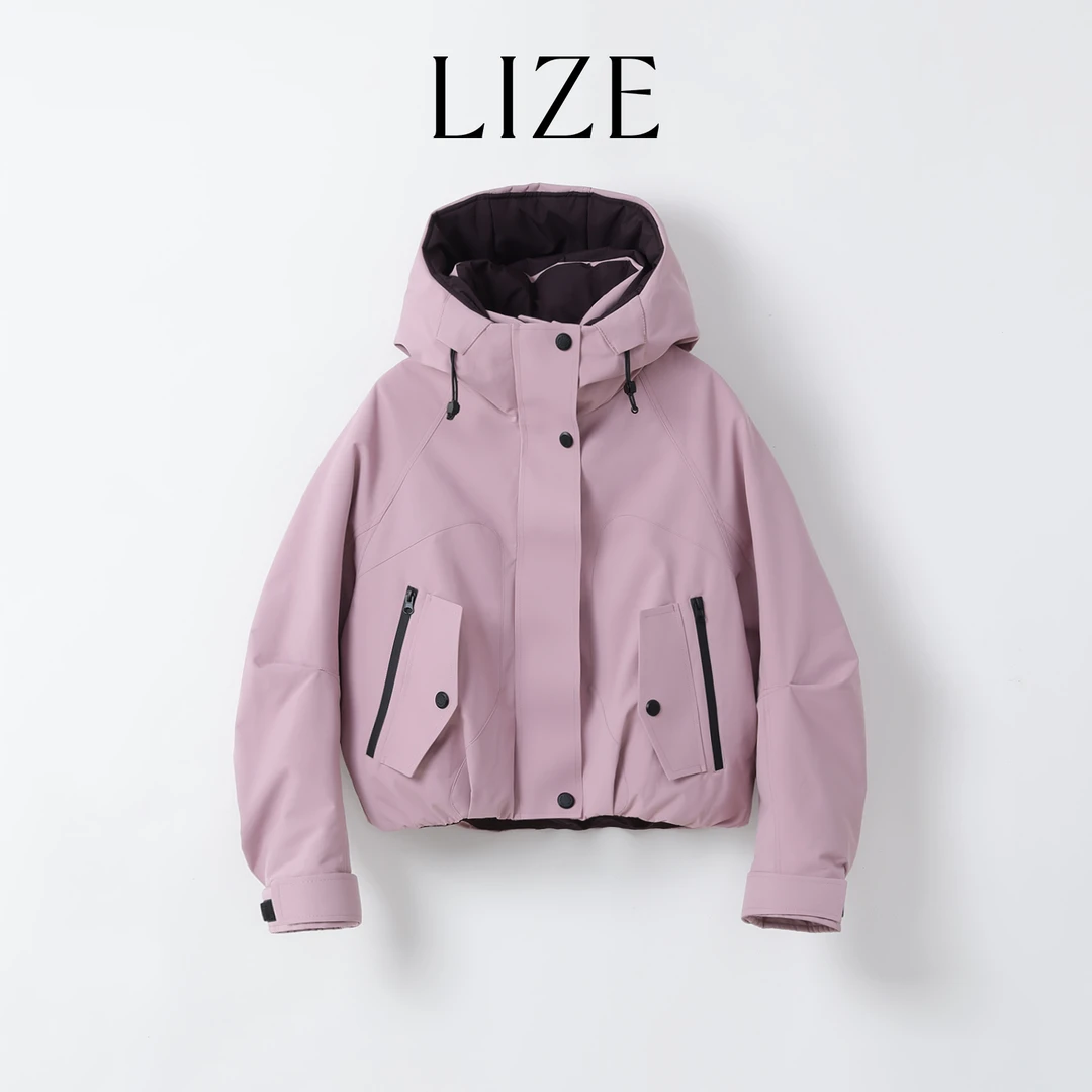 LIZE「寒冬L0629」超五防冲锋衣.连帽羽绒服