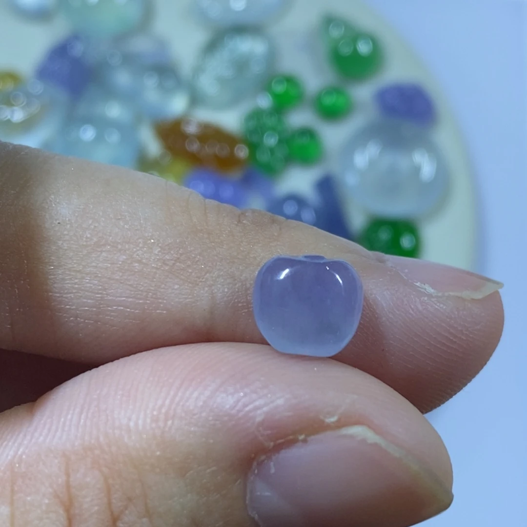 定制翡翠未镶嵌苹果未镶嵌苹果