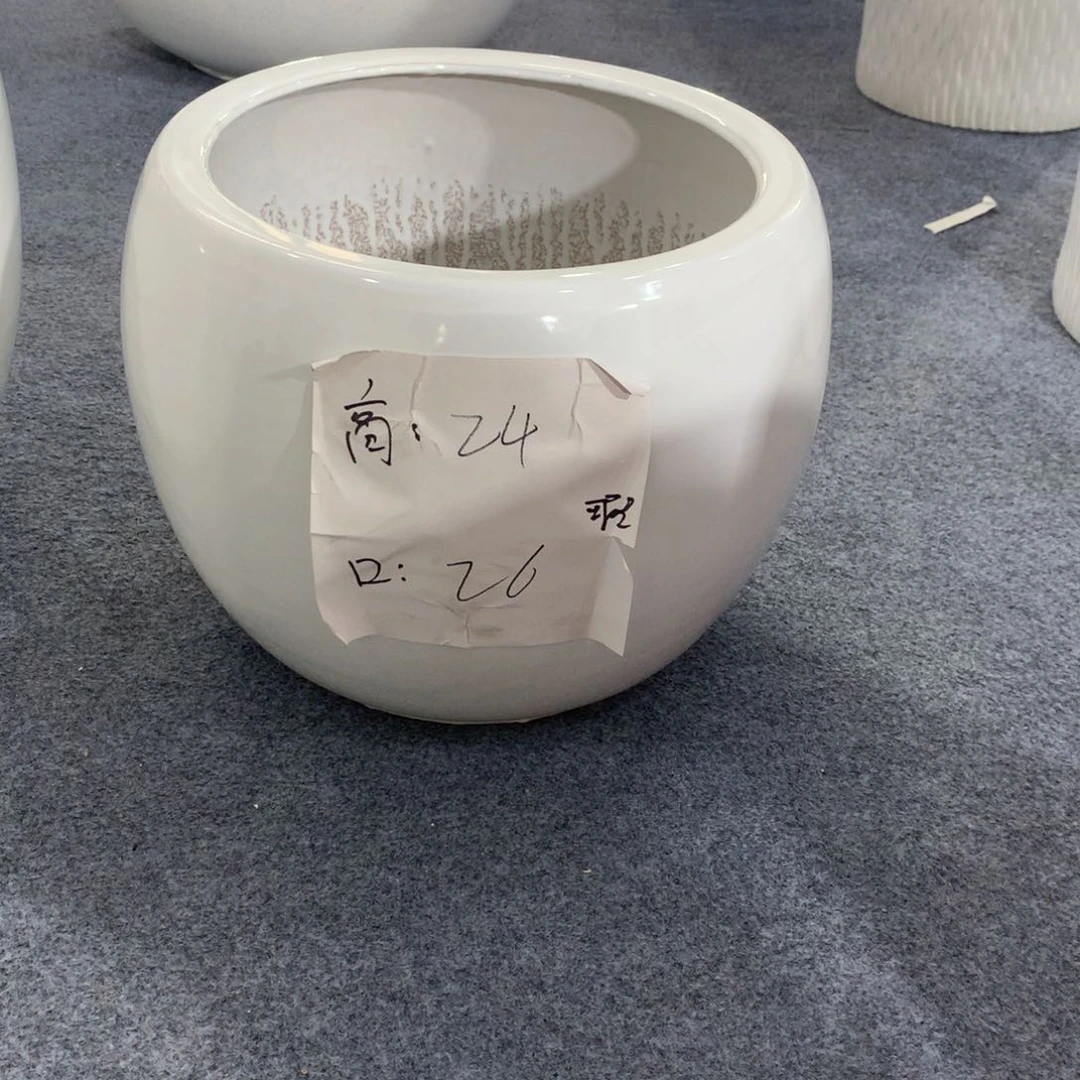 高温陶瓷花盆微瑕