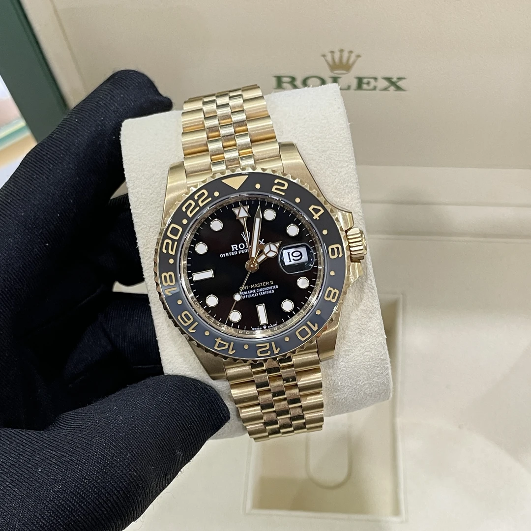 99新 Rolex/劳力士 M126718GRNR-0001全金皮蛋圈保卡24年12月13日