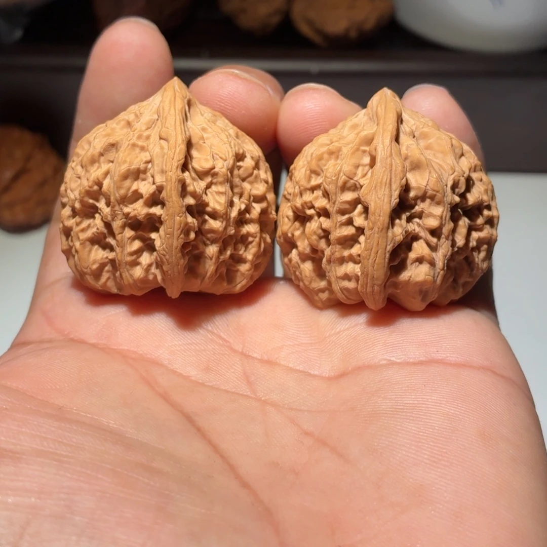 吊坠文玩核桃39.5+火焰马蹄 全品