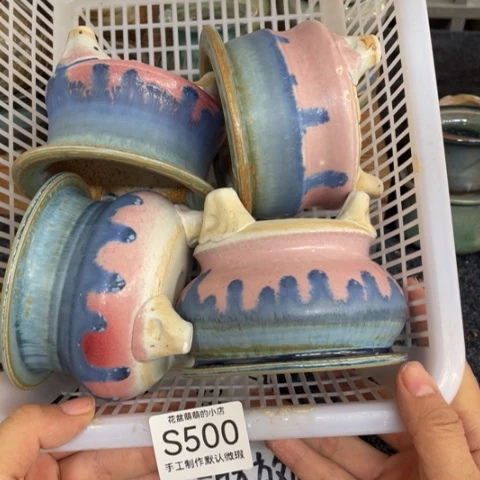 紫砂花盆微瑕500口径7.5