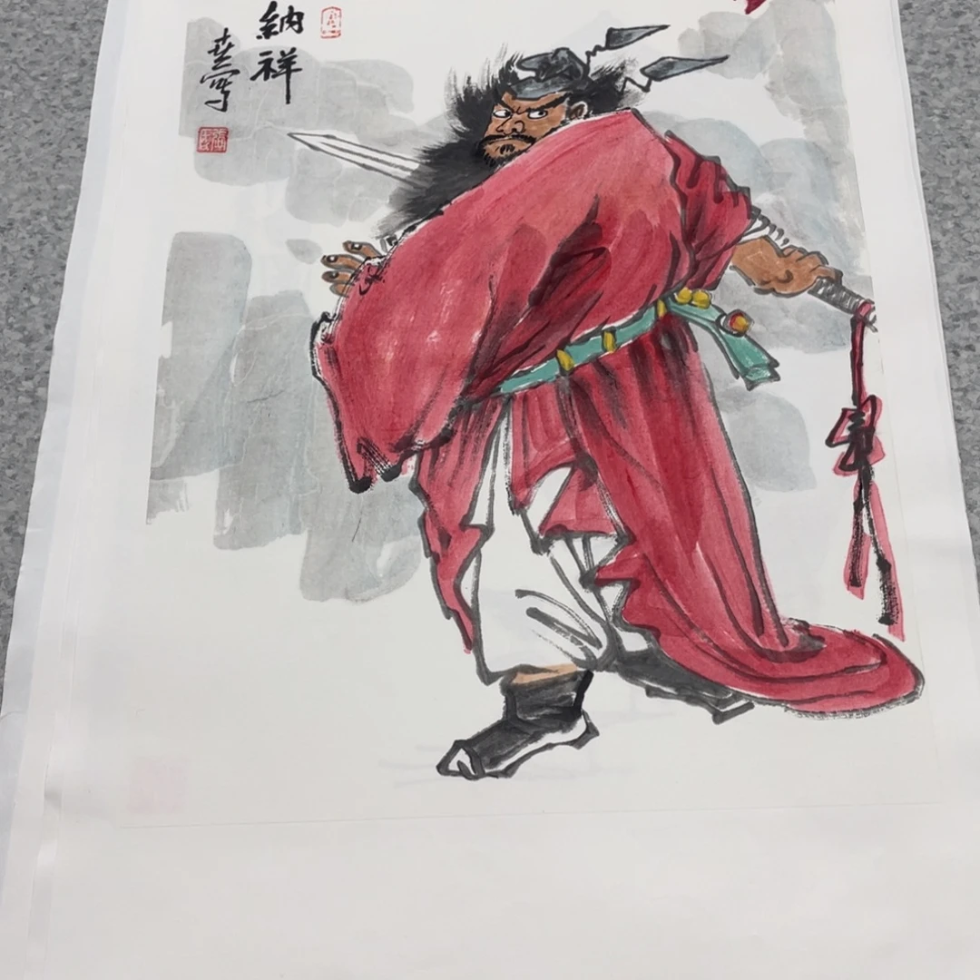 国画1.4平尺纯手绘国画作品