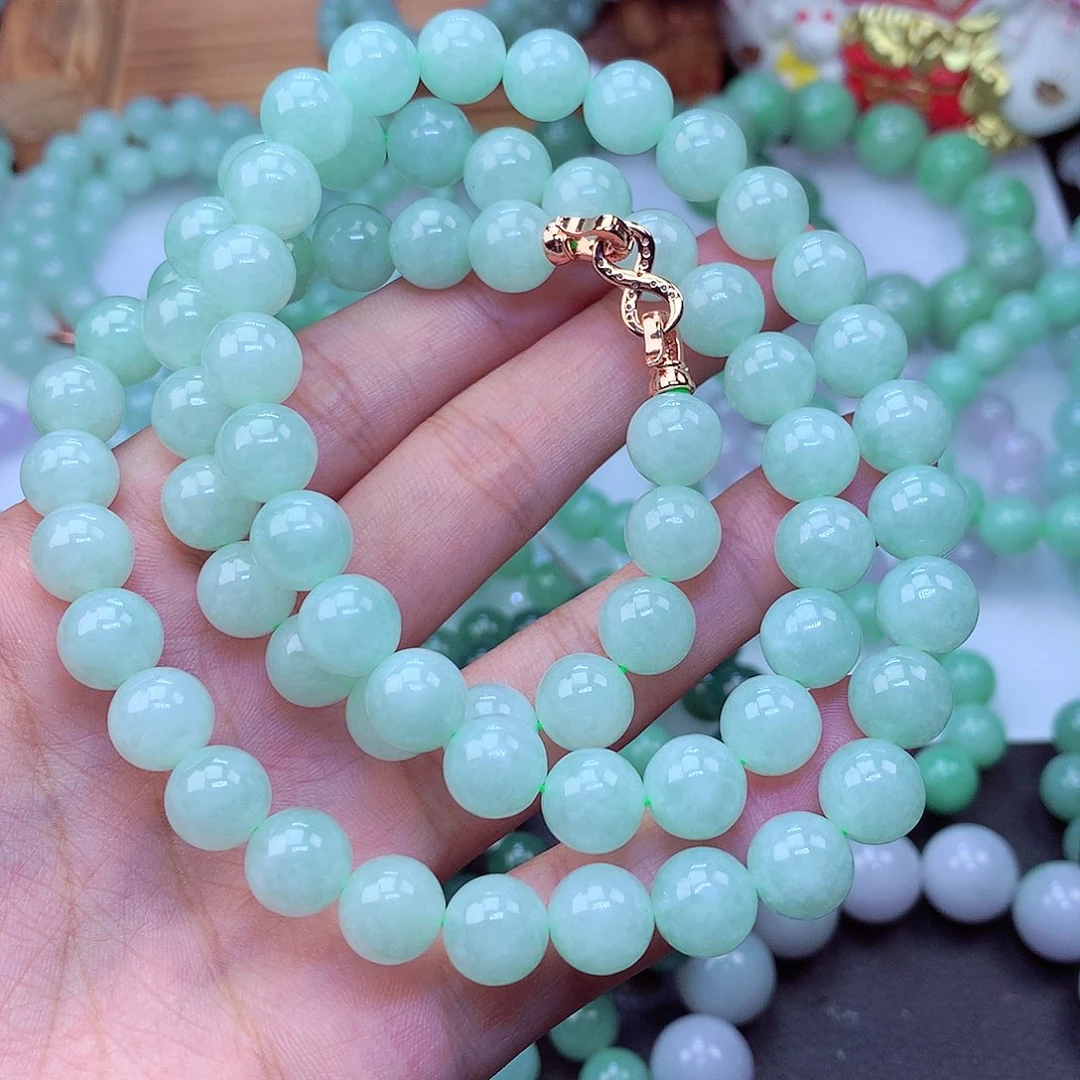 ＞***＞翡翠未镶嵌毛衣链