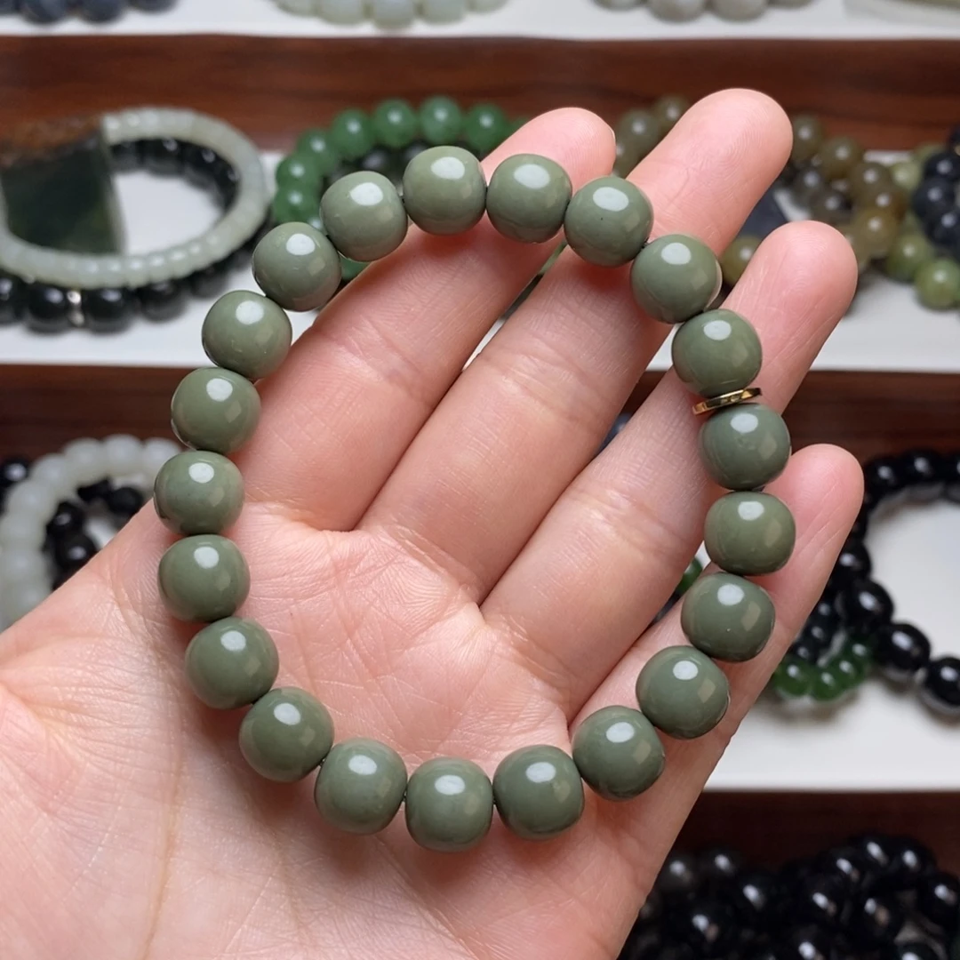 和田玉未镶嵌手串