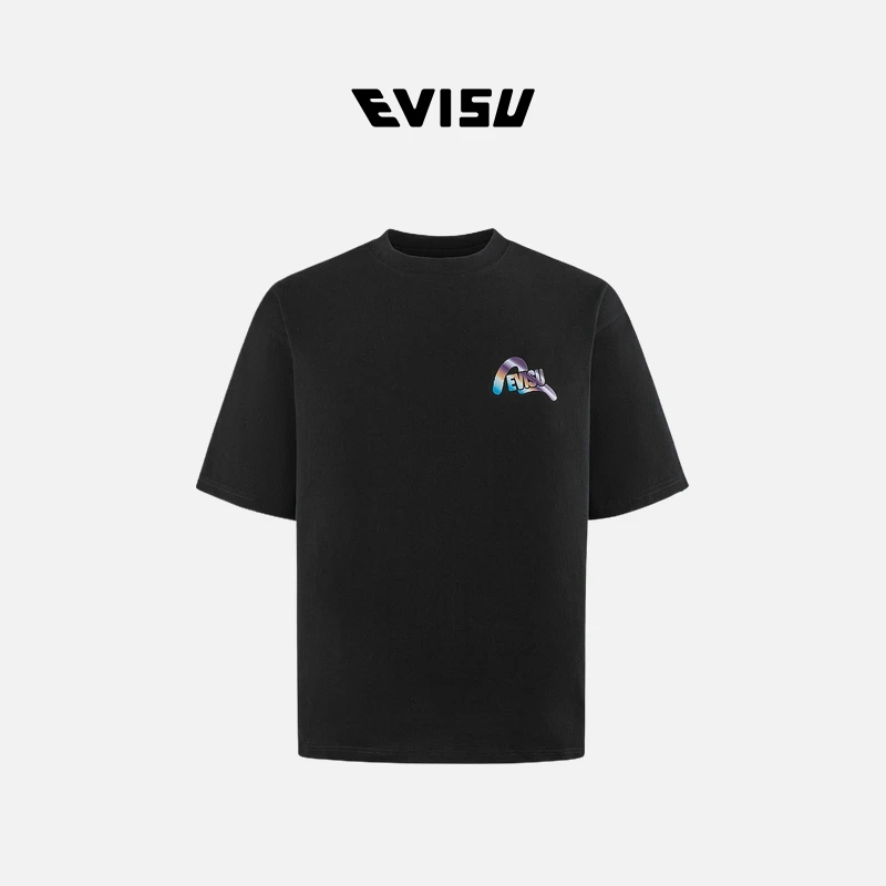 2025夏季新款福神 男士印花全棉圆领短袖T恤2ESHTM5TS7061RXCT