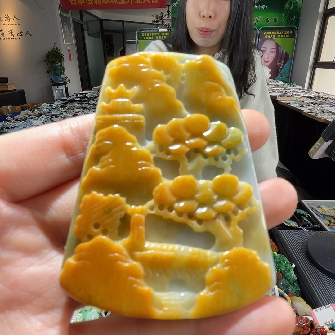 颈饰未镶嵌翡翠翡翠