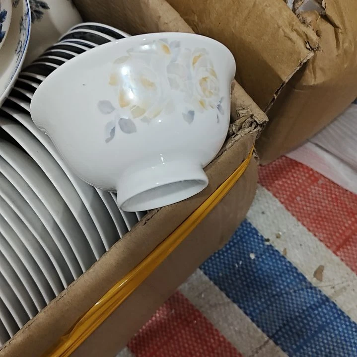 瓷景德镇陶瓷4.5寸吃饭碗16个