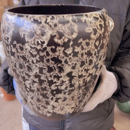 紫砂花盆高31口25————-