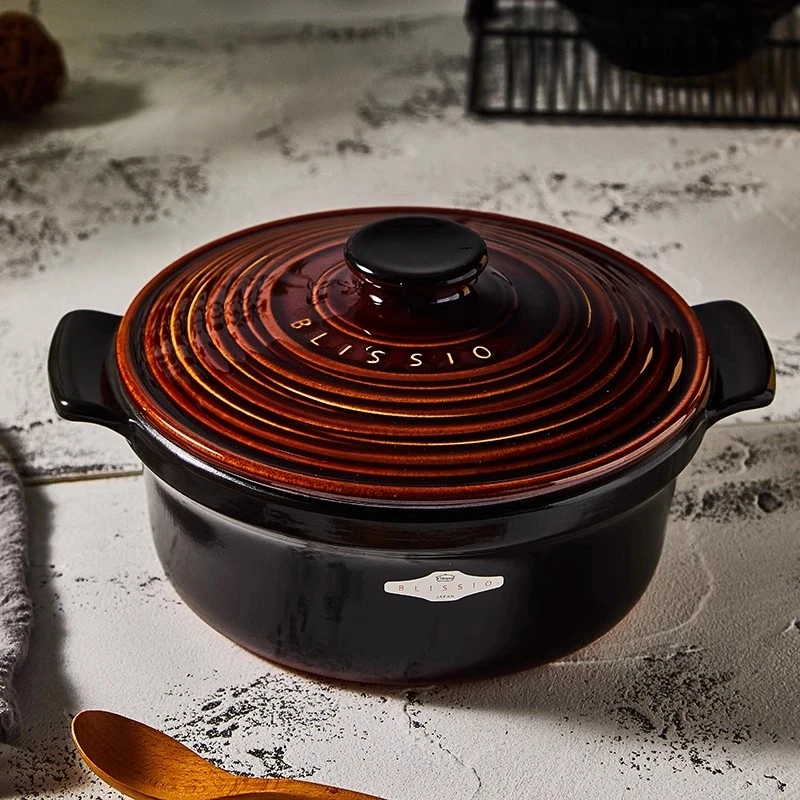 丸志【正品保证】【日本制万古烧土锅】日本原装进口万古烧土锅无水