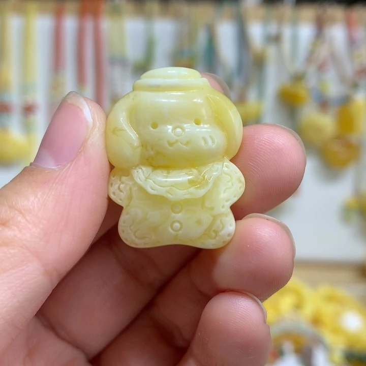 蜜蜡裸石未镶嵌配饰