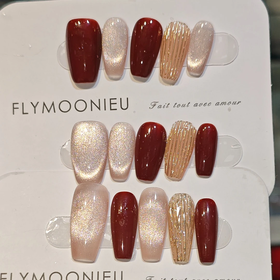 气质女人 咕咕 蝶诗舞手工穿戴甲气质时尚断码清仓NO退NO换NO售后