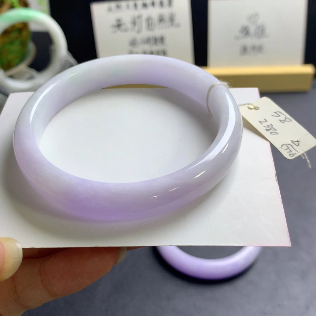 翡翠未镶嵌手镯24号58.5-11.6-7.8