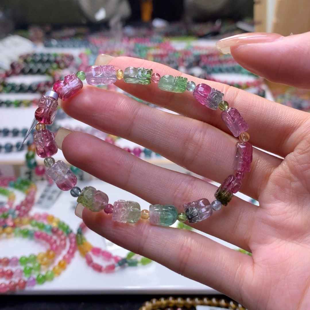 【闪购商品】未镶嵌手串碧玺