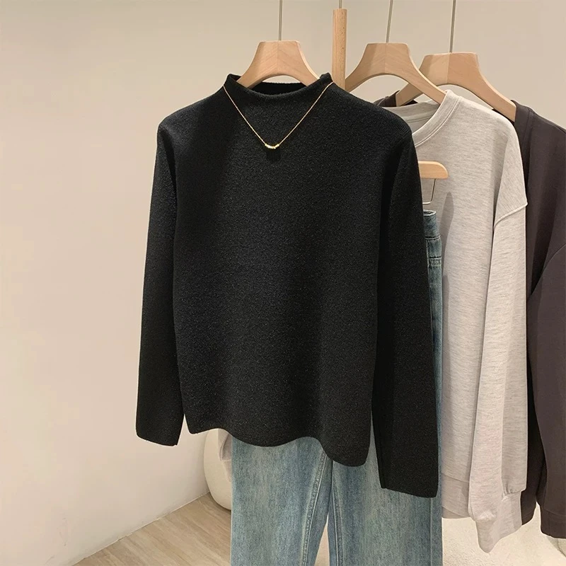 2024秋冬针织打底韩版百搭气质毛衣洋气显瘦集合2