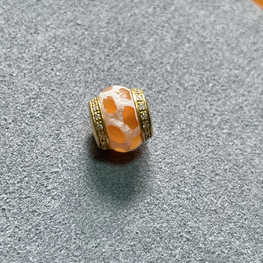 足球古珠配饰镶嵌10.4×9.4