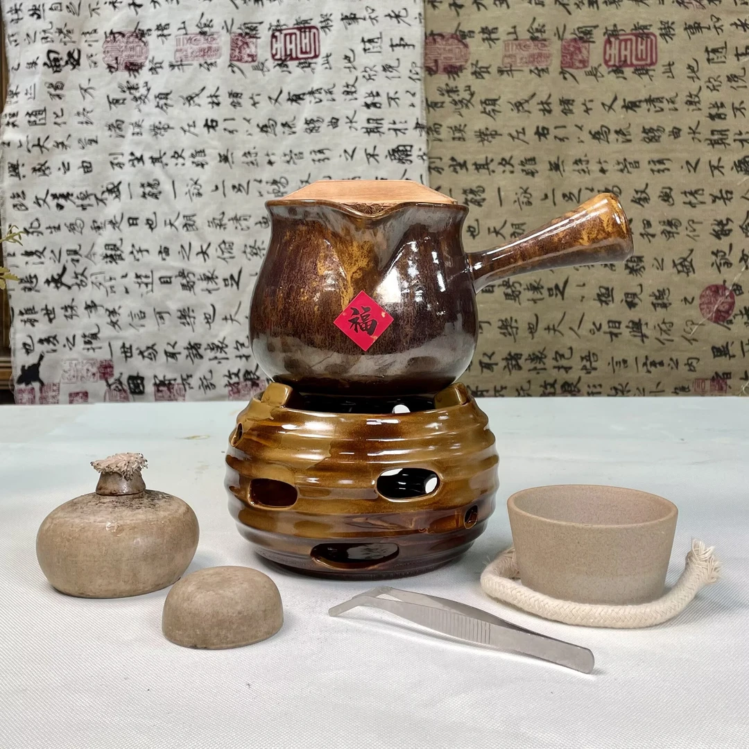 喜乐罐罐明火无忧炉中式茶室家用陶瓷煮茶围炉煮茶茶具