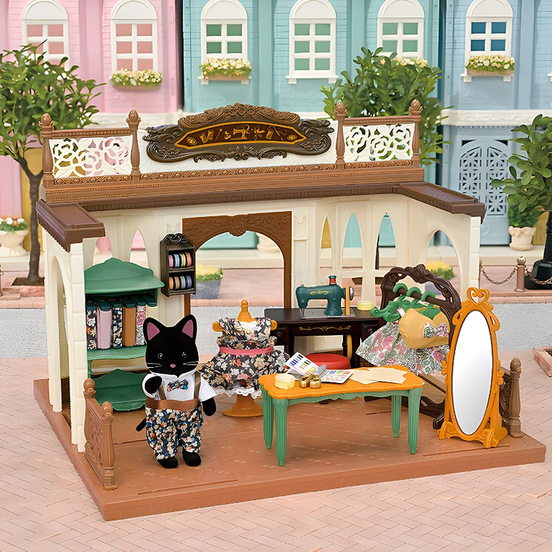 日版森贝儿家族系列星空猫裁缝店配件新款现货