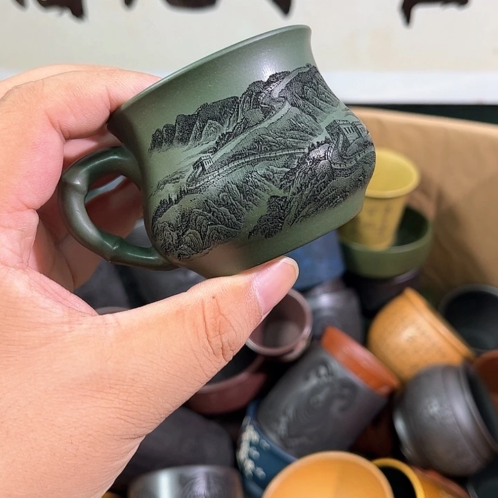 茶杯紫砂全手工紫砂主人杯